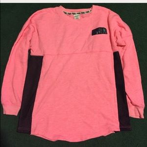 Pink and Black Victoria Secret Brand sweatshirt
